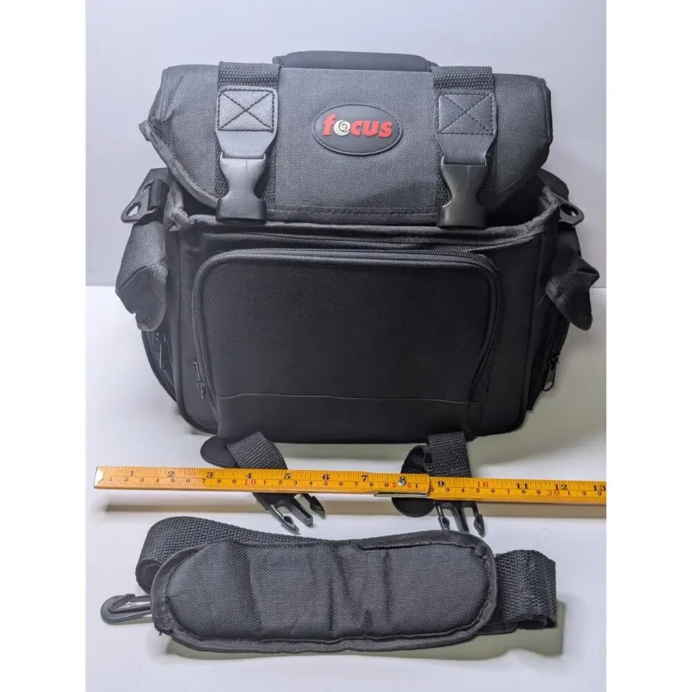 Focus Camera Bag Shoulder Carry Case Padded DSLR Video Camcorder Storage